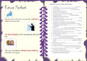 English Worksheet: Future perfect