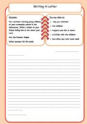 English Worksheet: Writing an informal letter (5)