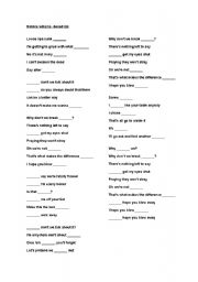 English Worksheet: Robie Williams - Sexed up