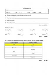 English Worksheet: WH QUESTION