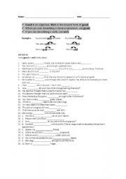 English Worksheet: Good or Well