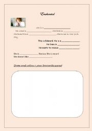 English worksheet: Enchanted Movie