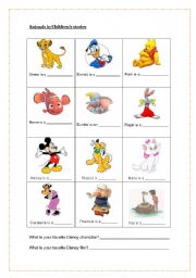 Animals in Disney stories