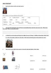 Braveheart- Pre-reading activity