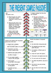 English Worksheet: the present simple passive