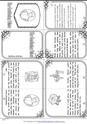 English Worksheet: The Gardening Prince Mini Book