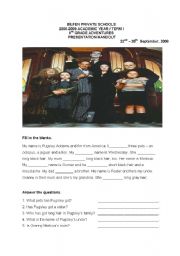 English Worksheet: Have got has got with Adams family