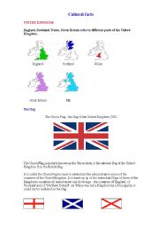 English Worksheet: cultural facts