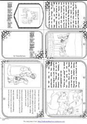 English Worksheet: Little Red Riding Hood Mini Book