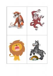 English worksheet: Wild animals