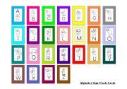 English Worksheet: Mini Sign Language Flash Cards