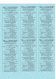 English Worksheet: Have you ever seen the rain?