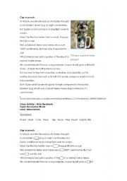 English Worksheet: Cloze Activity