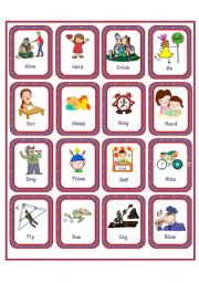 Flashcards - Irregular Verbs - set 1