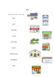 English Worksheet: Buildings