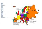 English Worksheet: Europe