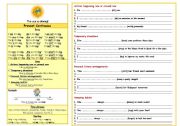 English Worksheet: Present continuous - rules + practice