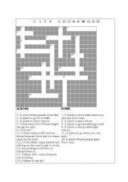 City Crossword