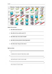 English Worksheet: Frequency