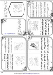 English Worksheet: My Mini Space Book