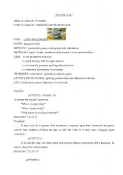 English Worksheet: A Fish For Dinner-COMMUNICATIVE APPROACH