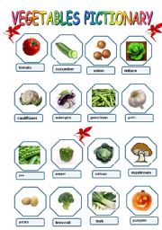 English Worksheet: VEGETABLE