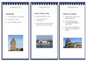 English Worksheet: FAMOUS PLACES AROUND THE WORLD (2)