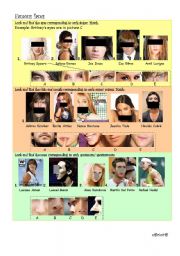 English Worksheet: Parts of the face - Speaking
