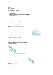 English Worksheet: Demonstrative pronouns