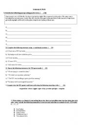 English worksheet: Grammar for Pre- First Certificate