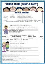 English Worksheet: SIMPLE PAST