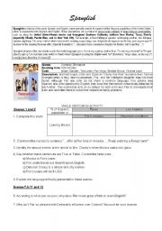 English Worksheet: Spanglish