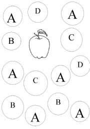 English worksheet: alphabets recognition