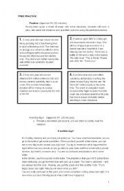 English Worksheet: LESSON ON PAST MODALS PART 3