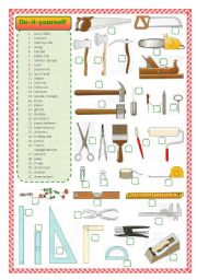 English Worksheet: Do-it-youself- matching exercise 2