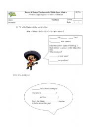 English worksheet: Countries and Nationalities