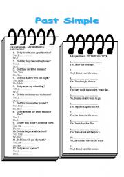 English Worksheet: PAST SIMPLE