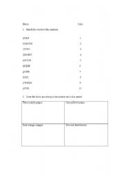 English worksheet: review 