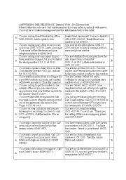 English Worksheet: Telephone Challenge