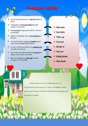 English Worksheet: PHRASAL VERBS