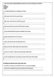 English Worksheet: quiz on passive