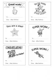 English Worksheet: AWARDS 1