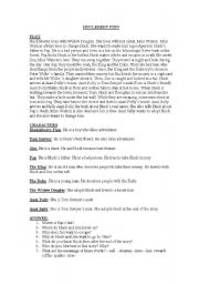 English Worksheet: THE ADVENTURES OF HUCLEBERRY FINN