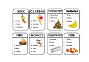 English Worksheet: Taboo Cards (2)