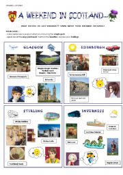 English Worksheet: A weekend in Scotland