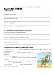 English Worksheet: The Vikings - part2