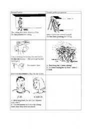 English Worksheet: present perfect simple vs. present perfect progressive