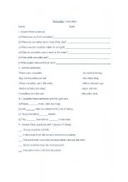 English worksheet: worksheet 