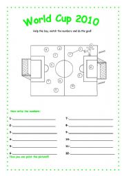 English Worksheet: world cup activity