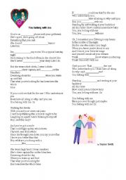 English Worksheet: YOU BELONG WITH ME !!! Taylor Swift